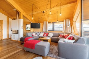 Premium Chalet # 07 mit Sauna & Whirlpool außen | Living area