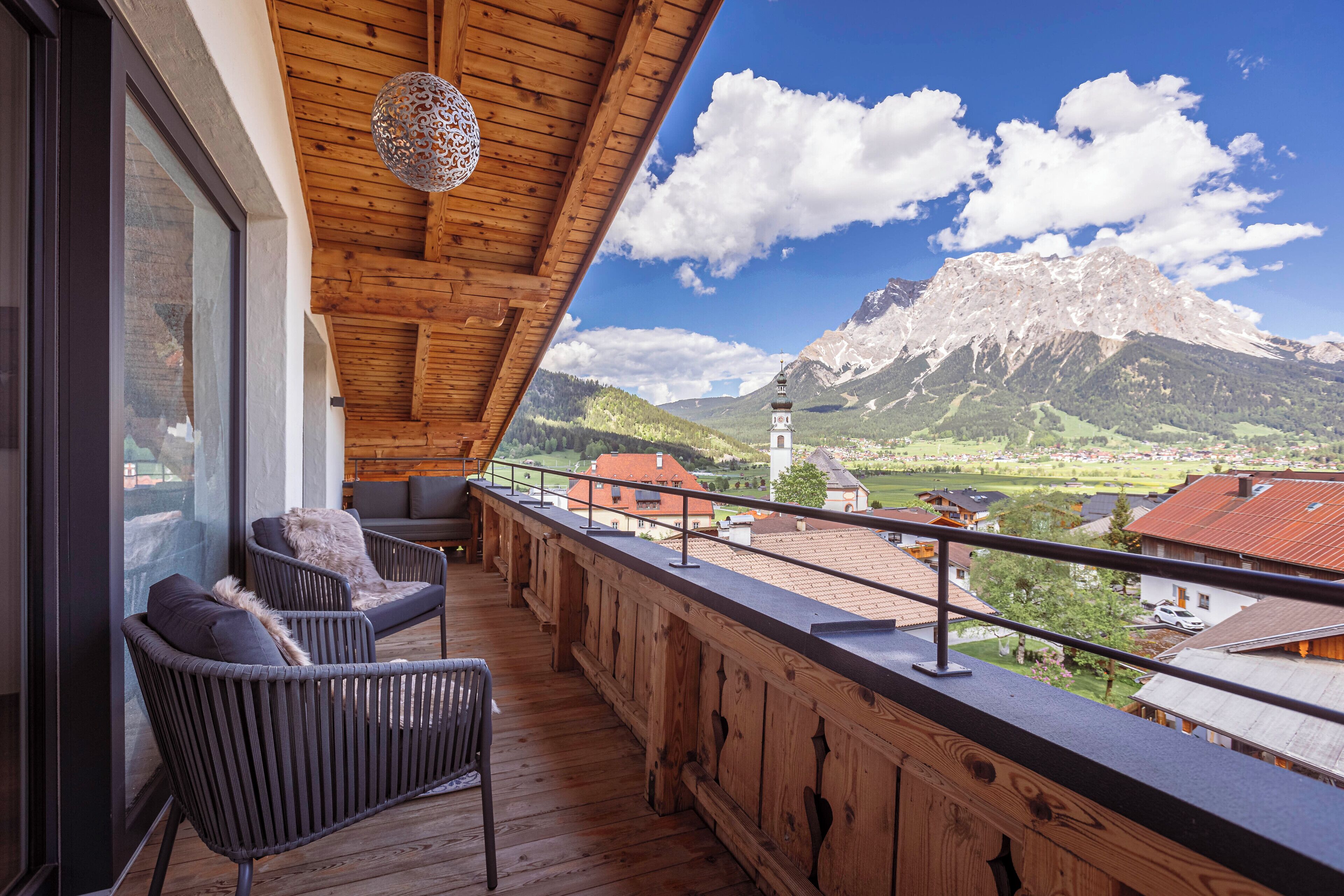 Penthouse mit 2 Schlafzimmern für 5 Personen | Utsikt fra balkong