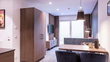 Superior Ferienwohnung mit 1 Schlafzimmer | Essbereich im Zimmer