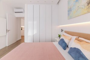 2 室のベッドルーム、WiFi、ベッドシーツ