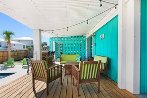 Casa, varias camas (Aqua Skye) | Terraza o patio