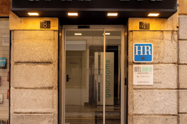 Façana frontal de l'allotjament