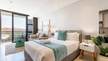 1 dormitorio, tabla de planchar con plancha, Internet y ropa de cama