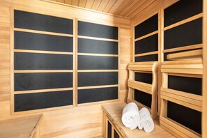 Sauna - Wifi, view mountain, terrace, parking, tv, ski locker, 130m², Peisey-Vallandry (Peisey-Nancroix)