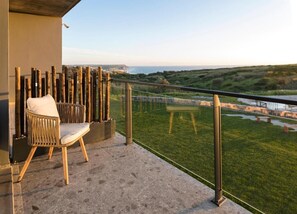 Enkeltrom, sjøutsikt | Terrasse/patio