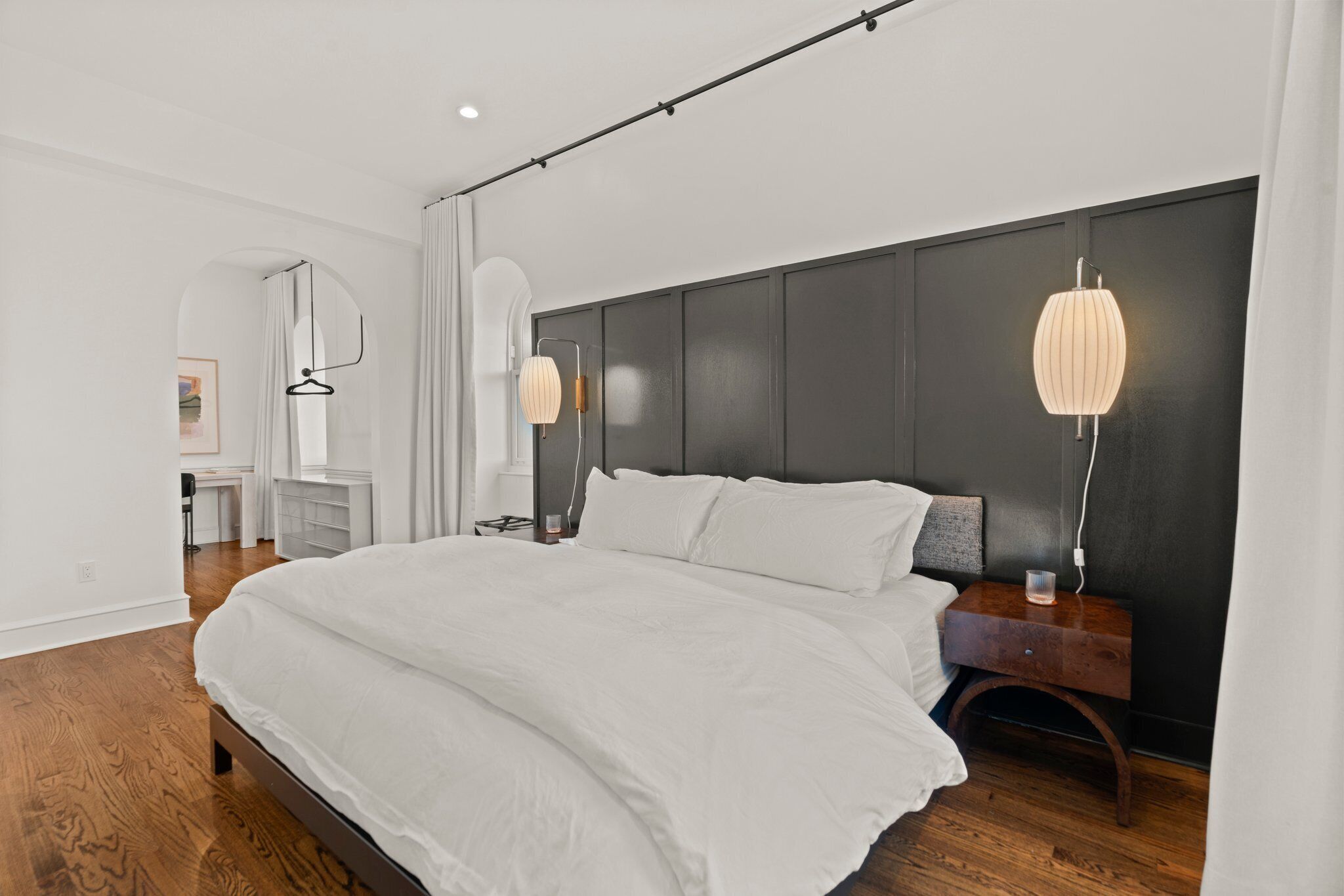 Luxury Apartment, 2 Bedrooms, City View, Tower | Desk, laptop workspace, soundproofing, iron/ironing board