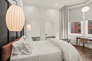 Luxury Διαμέρισμα, Θέα στην Πόλη | Γραφείο, χώρος εργασίας για λάπτοπ, ηχομόνωση, σίδερο/σιδερώστρα 