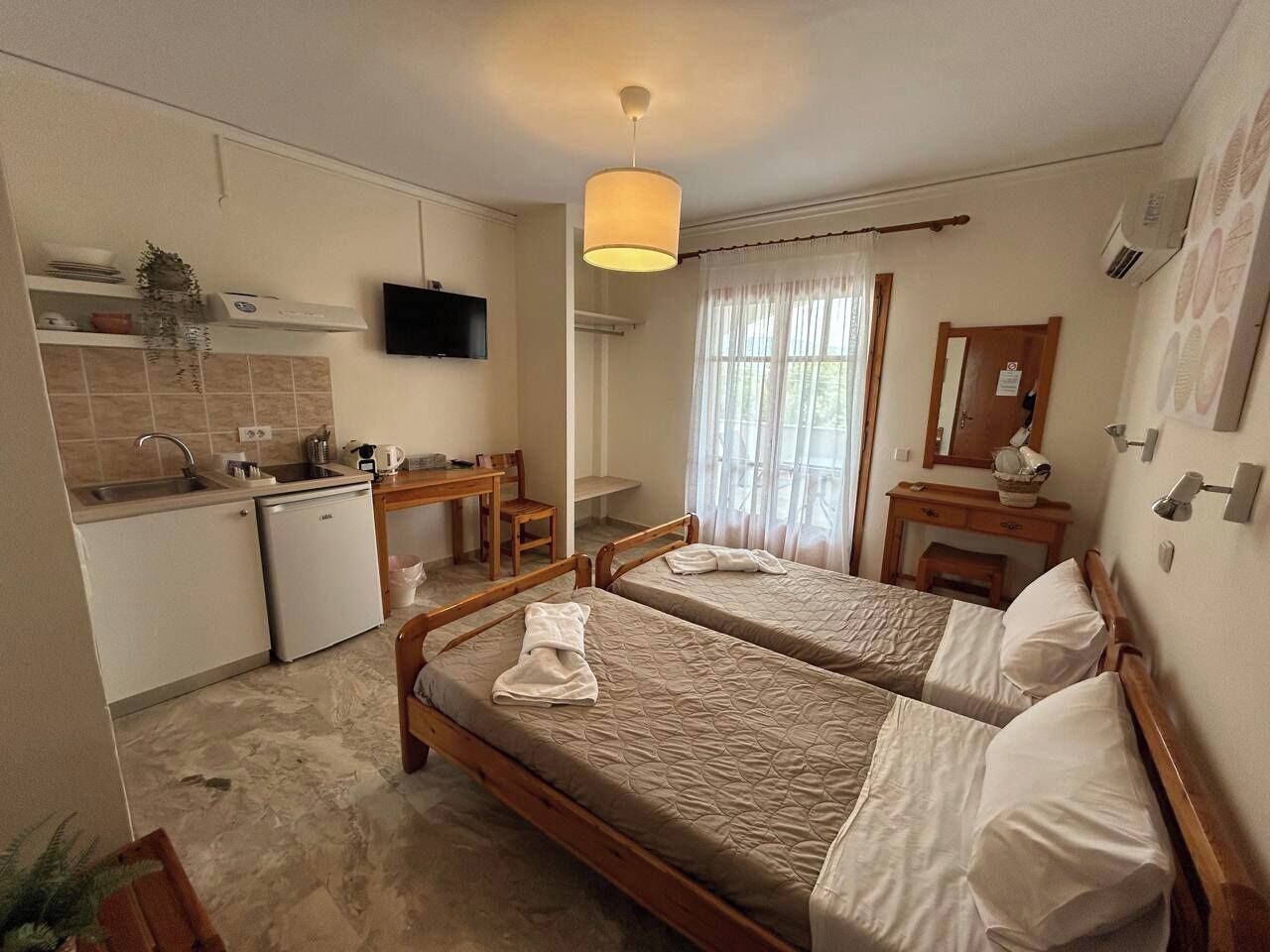 In-room safe, blackout drapes, iron/ironing board (on request)