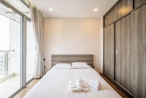 1 habitación y ropa de cama 