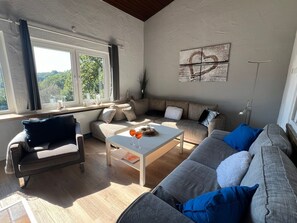 Fernseher, Kamin, Bücher