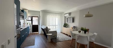 Appartement Ville, vue ville | Coin séjour