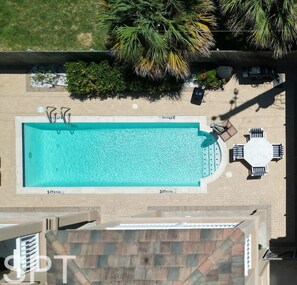 Pool - Island Time #4 (2-Bedroom Condo) with Pool - Pets Allowed by RedAwning (South Padre Island)