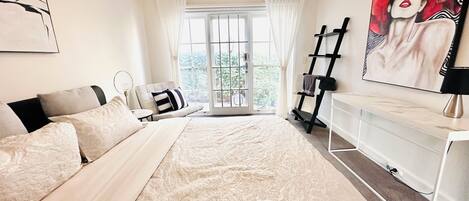 Casa exclusiva, vista al jardín | 3 habitaciones, muebles diferentes, cortinas blackout y insonorización