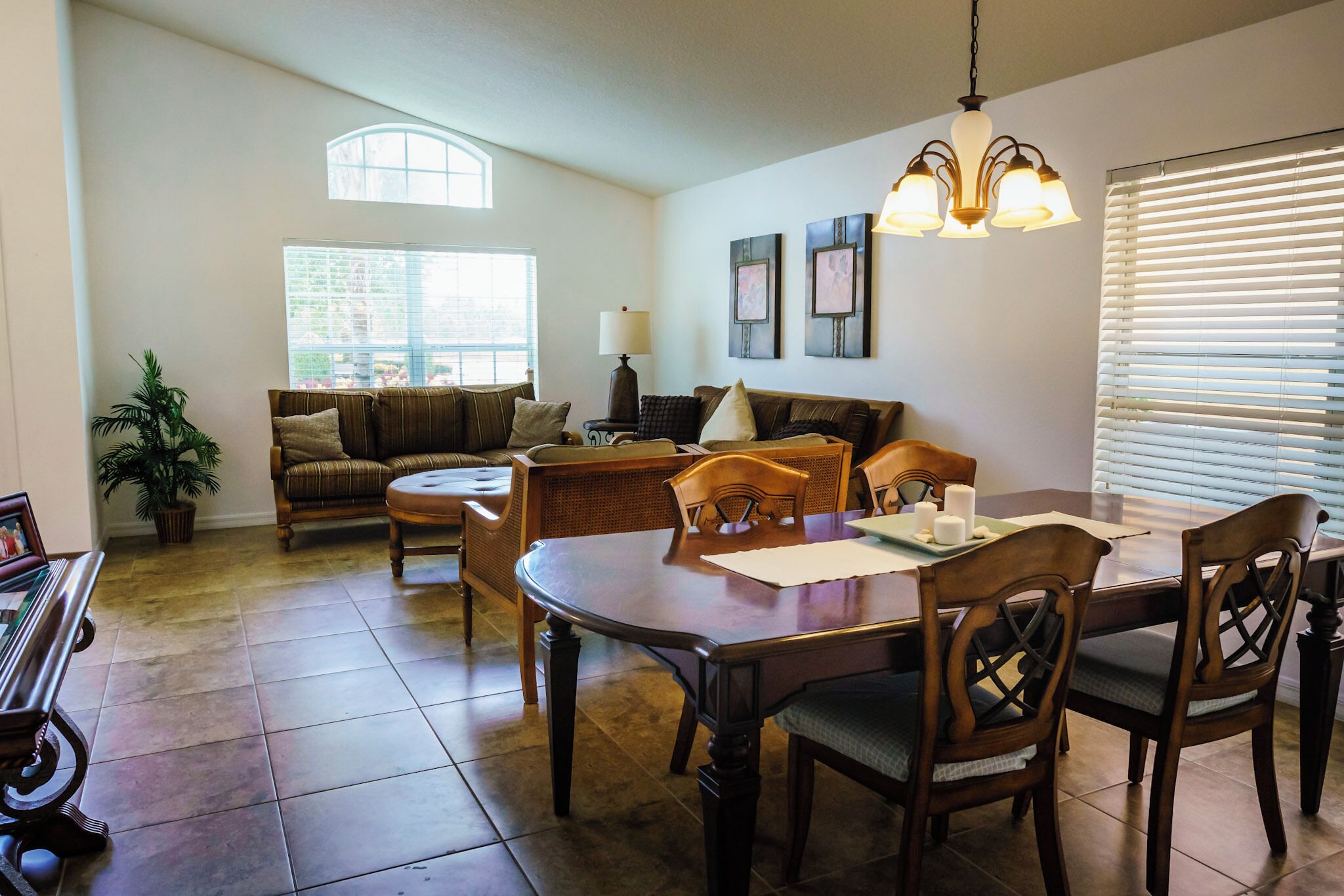 Villa, Multiple Beds, Pool Access, Pool View (4 Bed, 3 Bath Villa in Gated Com) | Dining