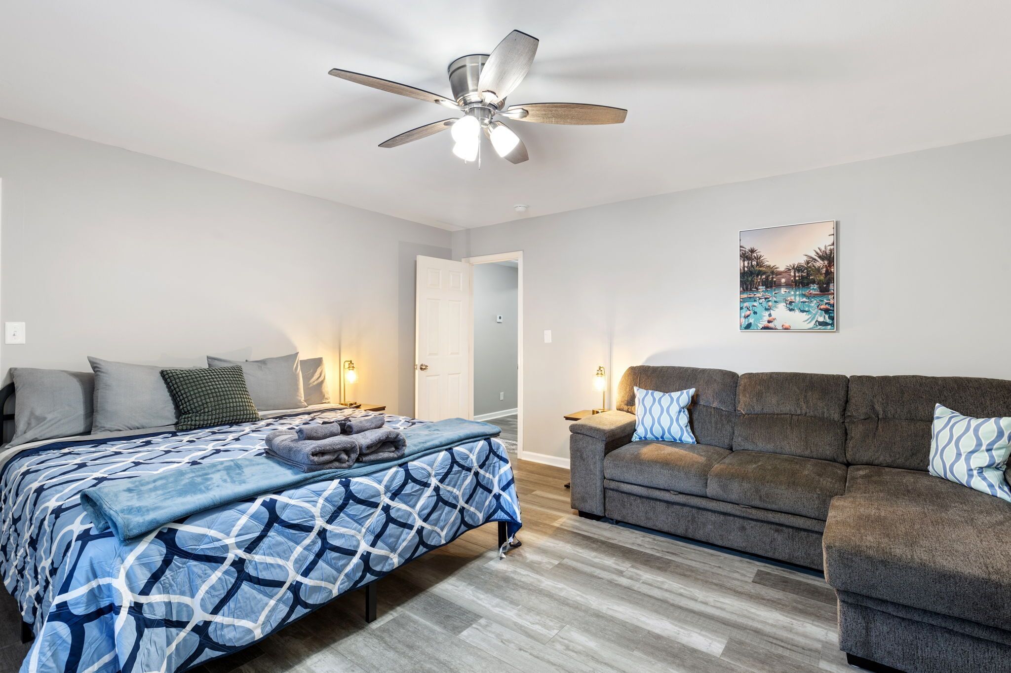 6 chambres, bureau, fer et planche à repasser, Wi-Fi gratuit