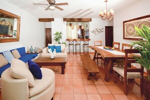 Family Apartment, Balcony | Living area - Cozy stay Tropical Vibes near Beach (Puerto Vallarta)