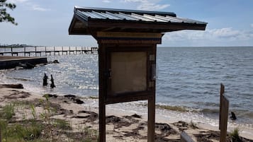 Vlak bij het strand