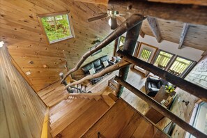TV, DVD player - Quaint, heavily forested cabin, mountain valley view. (Slade)