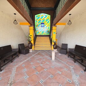 Bungalow clásico, vista al lago | Vista del balcón