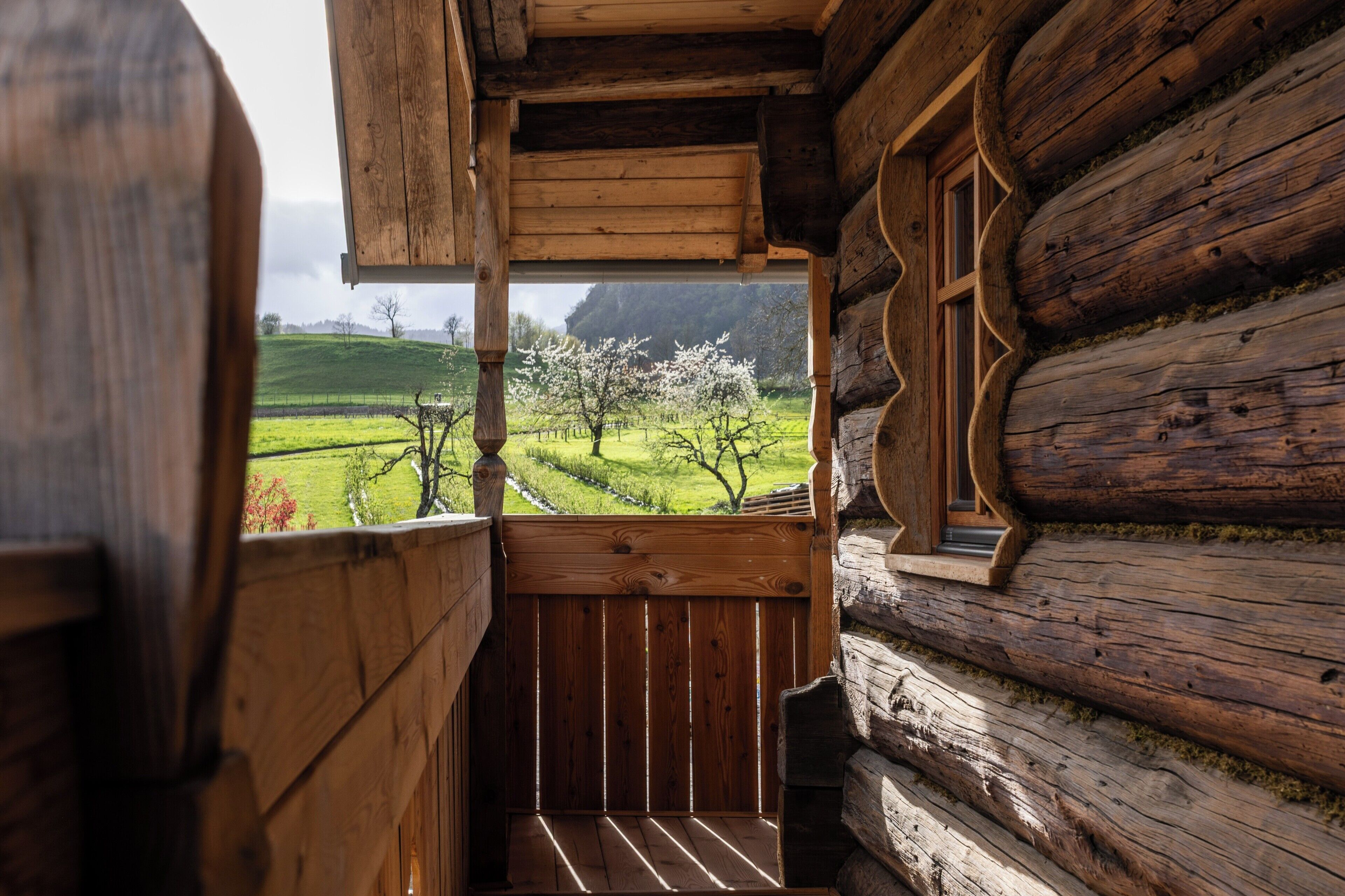 Traditional-Doppelzimmer, Hügelblick | Ausblick vom Zimmer
