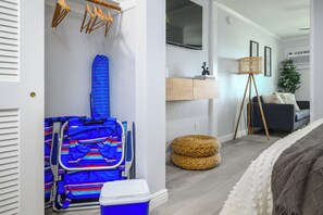 1 chambre, fer et planche Ă repasser, Wi-Fi gratuit, draps fournis