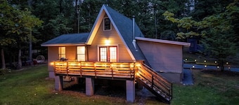 2-bedroom cabin with hot tub near George Washington National Forest