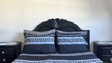 1 quarto, roupa de cama