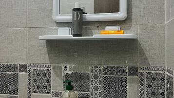 Towels, soap, toilet paper
