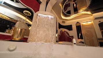 Presidential Studio Suite, 1 King Bed, Private Pool, City View | In-room safe, blackout drapes, soundproofing, iron/ironing board