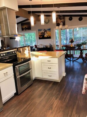 Fridge, microwave, dishwasher - Hot Tub Mountain views Cozy Fireplace! (Anchorage)