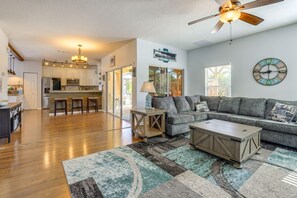 Smart-tv en een open haard