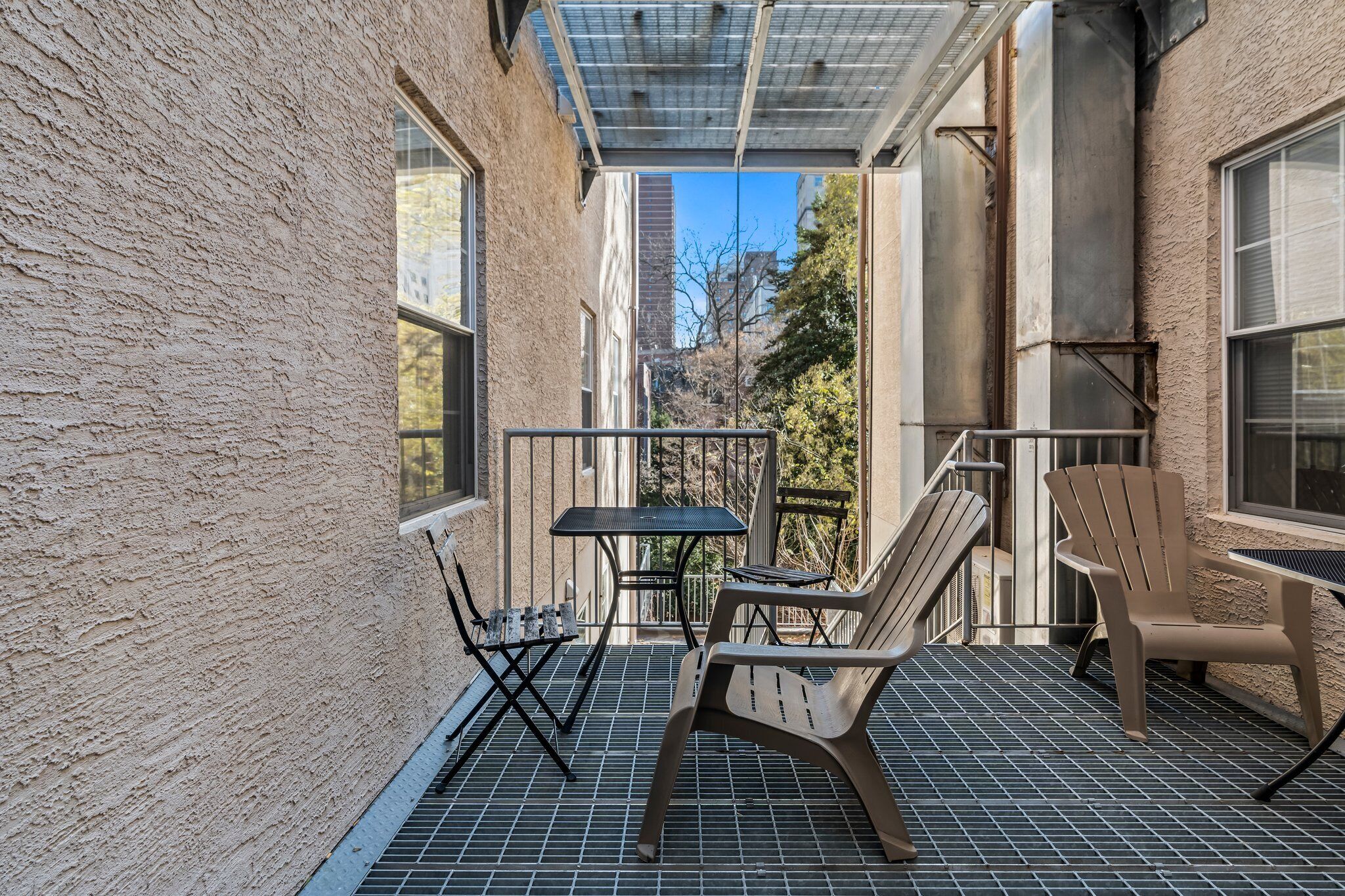 Comfort Apartment, Kitchen, City View | Terrace/patio