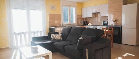 TV connectée, cheminée