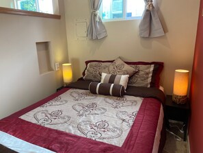 1 غرفة نوم وواي فاي وملاءات أسرّة