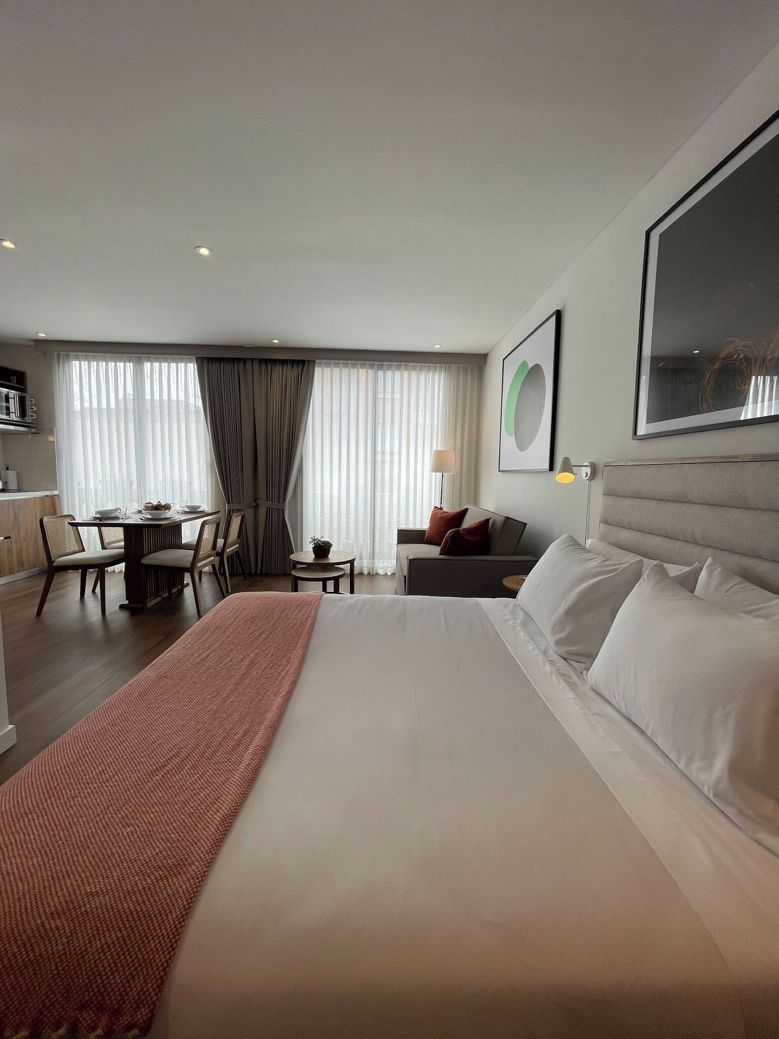 ดีลักซ์อพาร์ทเมนท์ | 1 ห้องนอน, ห้องเก็บเสียง, เตารีด/โต๊ะรีดผ้า, Wi-Fi ฟรี