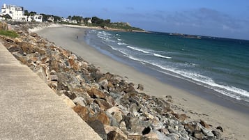 Vlak bij het strand