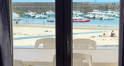 Appartement "La Plage Plouha" avec vue sur la mer, terrasse privée et Wi-Fi