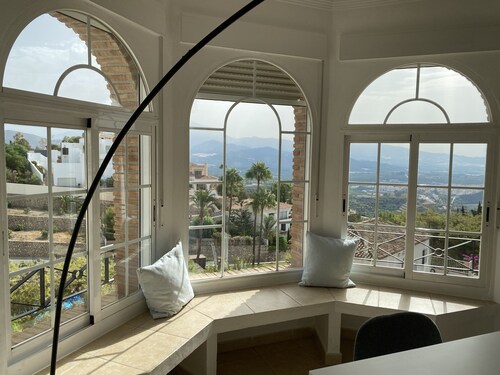 Villa 'Casa Descansa' mit Meerblick, WLAN und Klimaanlage