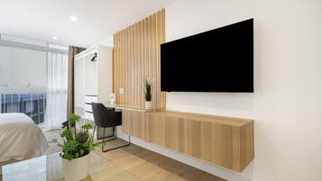 1 chambre, fer et planche à repasser, Wi-Fi gratuit, draps fournis