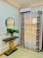 Superior Apartment, Courtyard View | Living area | 42-inch Smart TV with premium channels