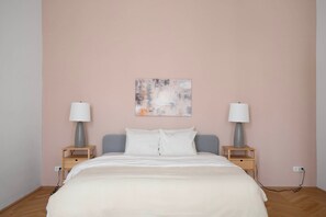 2 chambres, fer et planche Ă repasser, Wi-Fi, draps fournis