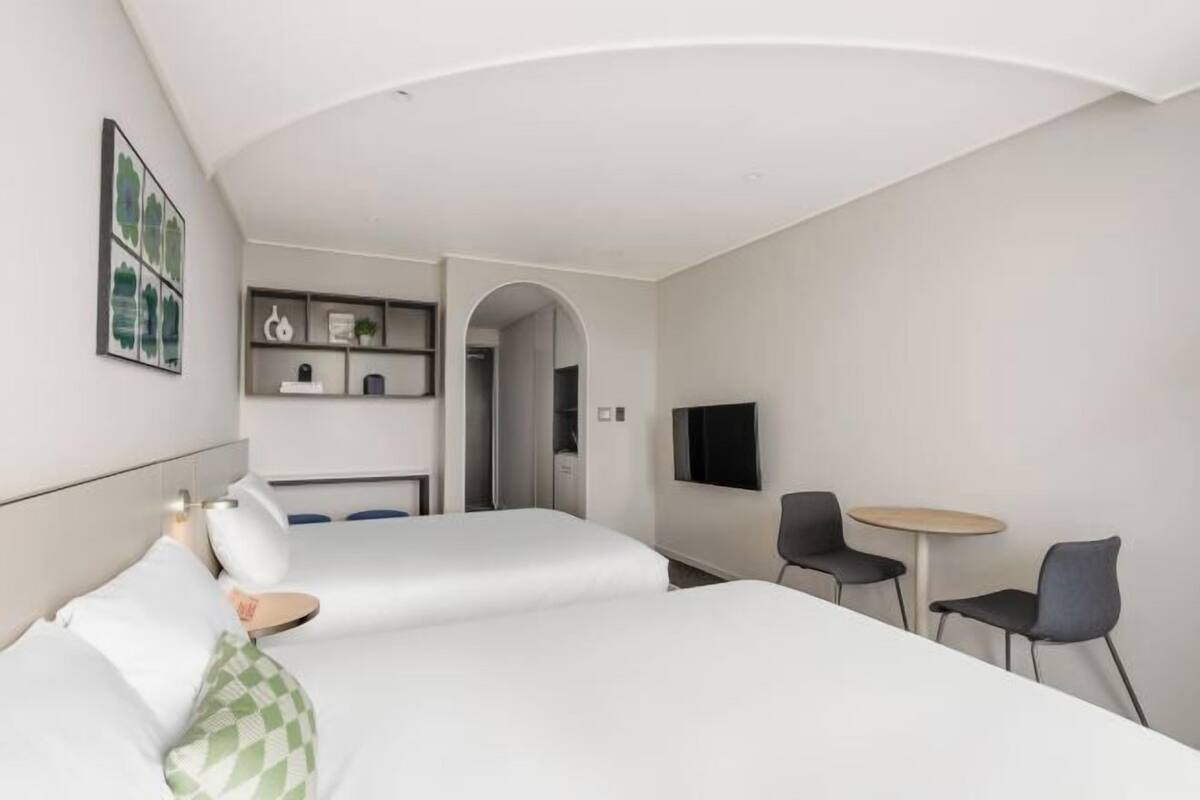 Soundproofing, iron/ironing board, free WiFi, bed sheets