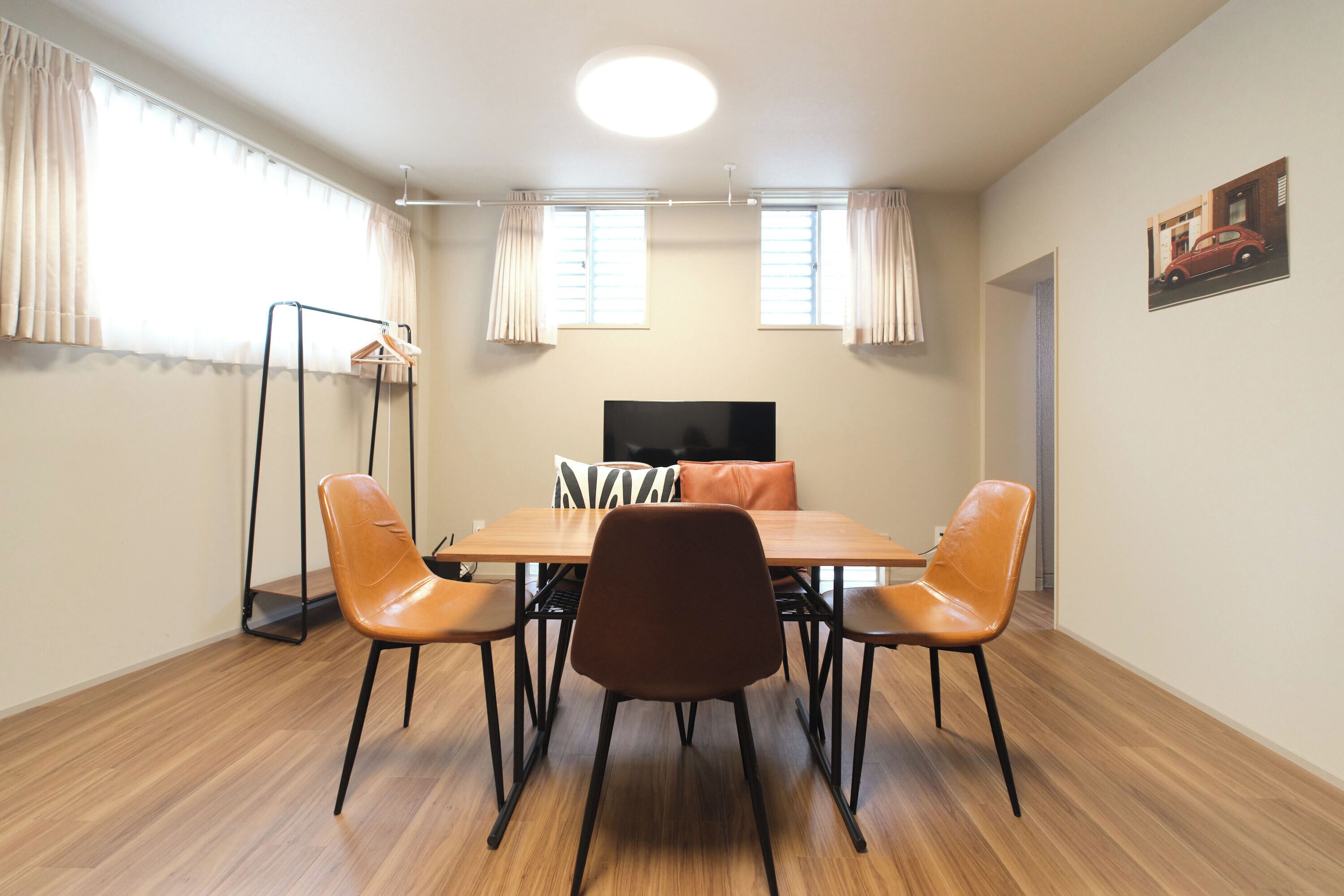 公寓, 无烟房 (5-person, [2F: Entrance, 3F: Room]) | 起居区