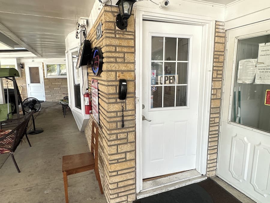 Facciata della struttura