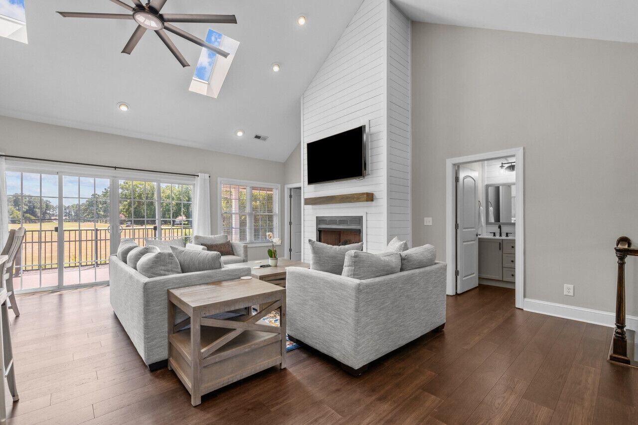 TV connectée, cheminée