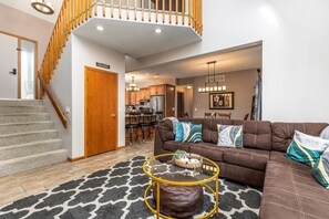 TV connectée, cheminée