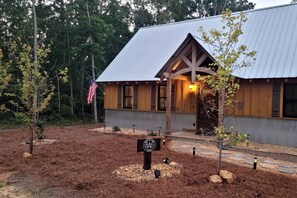 Exterior - 2 Mountain Cabins - Each with a hot tub, fire pit and covered patio - putting green & corn hole (Rising Fawn)