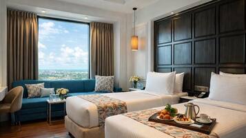 Premium Executive Room | Sábanas de algodón egipcio y ropa de cama de alta calidad