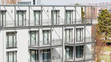 Fassade der Unterkunft