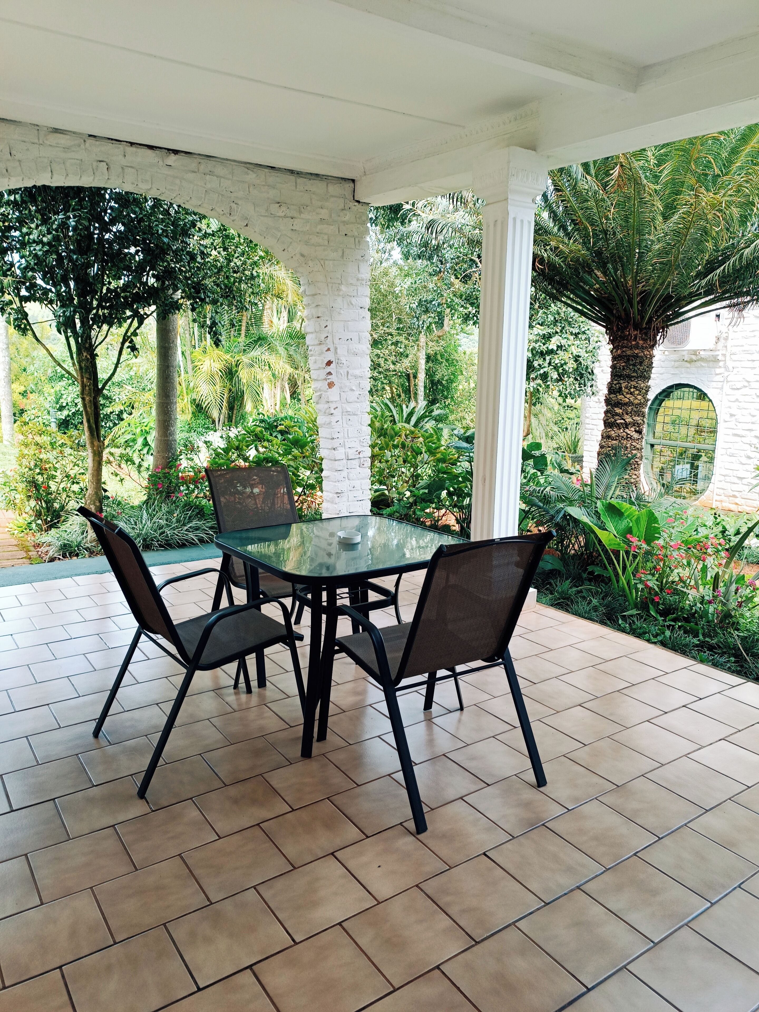 Deluxe-Doppelzimmer | Blick auf den Garten